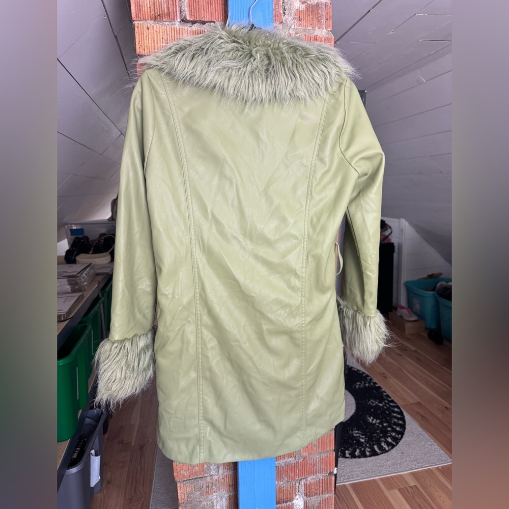 Show Me Your MuMu Penny Lane Faux Leather Coat - Picture 8 of 9